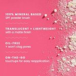 Hawaiian Tropic Mineral Powder Sunscreen Brush SPF 30 | Winter Vacation Essentials, Winter Essentials, SPF Powder Sunscreen for Face, Skin Sun Protection, 0.15oz