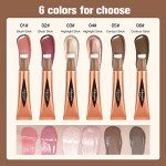 Liquid Blush Beauty Wand, Liquid Blush, Blush stick, Liquid Blush for Cheeks, Contour Beauty Wand, Natural Smooth Creamy Highlight Matte Liquid Blush Stick with Soft Cushion Applicator