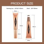 Liquid Blush Beauty Wand, Liquid Blush, Blush stick, Liquid Blush for Cheeks, Contour Beauty Wand, Natural Smooth Creamy Highlight Matte Liquid Blush Stick with Soft Cushion Applicator