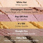 e.l.f. Fine As Fleck Glitter Eyeshadow, Long-Lasting Sheer Eye Makeup With A Shimmer Finish, Smooth Formula, Vegan & Cruelty-Free, Champagne Showers