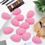 12 Pieces Professional Makeup Sponge Set,Latex Free Flawless Soft Setting Face Puffs,Beauty Sponge Blender Cosmetic Applicator for Powder,Liquid,Facial Makeup Tools