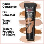 Revlon Liquid Foundation, ColorStay Face Makeup for Normal and Dry Skin, Longwear Full Coverage with Matte Finish, Oil Free, 320 True Beige, 1.0 Oz