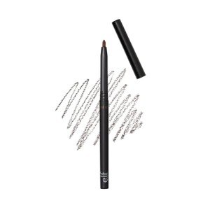 e.l.f. No Budge Retractable Eyeliner, Creamy, Ultra-Pigmented, Coffee
