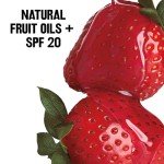 Revlon Kiss Tinted Lip Balm with SPF 20, Hydrating, Flavored, Infused with Natural Fruit Oils, 025 Fresh Strawberry, 0.09 oz