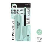 CoverGirl Lash Blast Clean Volume Mascara, Vegan Formula, Volumizing, Smudge-Proof, Cruelty Free, Very Black, 1 Count