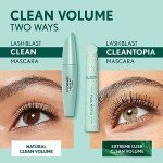 CoverGirl Lash Blast Clean Volume Mascara, Vegan Formula, Volumizing, Smudge-Proof, Cruelty Free, Very Black, 1 Count