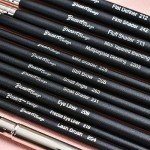 Makeup Artist MUST HAVES 42Pcs Makeup Brushes Set with Real Natural Goat Hair By BUEART DESIGN (42Pcs Matte Pearl Black)