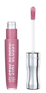 Rimmel Stay Glossy Lip Gloss - Non-Sticky and Lightweight Formula for Lip Color and Shine - 030 Cake for Breakfast, .18oz