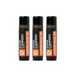 Duke Cannon Supply Co. Tactical Lip Protectant Cannon Balm 140° - (Blood Orange Mint Flavored) Superior Performance, SPF 30, Lip Balm for Hard Working Men, 0.56oz (3 Pack)