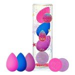 Beautyblender® | Turn The Blend Around 6-Piece Set - 3 Makeup Sponges, 2 Sponge & Brush Cleansers, Cleansing Silicone Scrub Mat, Professional Application, Vegan & Cruelty Free, Made in the USA