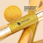 DUcare Makeup Foundation Brushes Double Ended Blush Powder Brush, Duo Bronzer Blush ideal for cream or powder