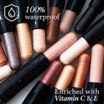 Julep Eyeshadow 101 Crème-to-Powder Waterproof Eyeshadow Stick Duo – Long-Lasting, Crease-Proof, Easy Apply with Built-in Smudger - Blush Pink Shimmer & Mink Mauve Shimmer