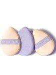 YOUNG CLARITI 2-In-1 Makeup Sponge, 3 PC Powder Puffs for Face Powder, Dual-Sided Make up Sponges for Foundation, Violet