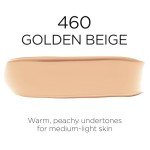 L’Oréal Paris Makeup Infallible Up to 32 Hour Fresh Wear Lightweight Foundation, 460 Golden Beige, 1 Fl Oz, Packaging May Vary