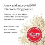 Supergoop! (Re)setting 100% Mineral Powder, Translucent - 0.15 oz - Makeup Setting Powder + Broad Spectrum SPF 35 PA+++ Sunscreen - With Ceramides, Olive Glycerides & Coated Silica Spheres