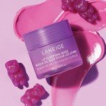 LANEIGE Lip Sleeping Mask Gummy Bear: Nourish, Hydrate, Vitamin C, Murumuru & Shea Butter, Antioxidants, Flaky, Dry Lips