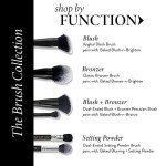 LAURA GELLER NEW YORK Angled Blush Brush with Black Wooden Handle & Dense Bristles for Makeup Application