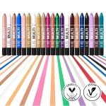 wet n wild Color Icon Cream Eyeliner Eyeshadow Multi-Stick, Moisturizing, Nourishing Velvety Cream-to-Powder Buildable & Blendable Formula, Cruelty-Free & Vegan - Nocturnal Behavior