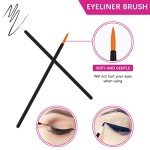 Rolybag Disposable Makeup Applicators Kit Mascara Wands Eyeliner Brushes Lip Applicators Eyeshadow Applicators Disposable Makeup Tools with Organizer Box for Easy Portability