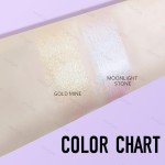 Ownest 2 Colors Highlighter Stick, Shimmer Cream Powder, Lasting Glow Finish, Creamy Self Sharpening Crayon Highlighter
