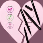 wet n wild Mega Last Breakup Proof Liquid Eyeliner - Ultra-Fine Brush, Waterproof, Long-Lasting - Cruelty-Free & Vegan - Ultra Black