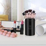 Makeup Brushes Set DUAIU 16PCS Professional Premium Synthetic Black Marble Make Up Brushes Foundation Brush Powder Blush Eyeshadow Brush Set With Makeup Brush Holder and Gift Box