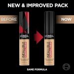 L'Oreal Paris Makeup Infallible Full Wear Waterproof Matte Concealer, Full Coverage, Eggshell, 0.33 fl. oz.