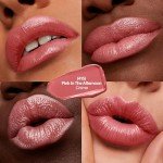 Revlon Super Lustrous Lipstick, Creamy Formula For Soft, Fuller-Looking Lips, Moisturized Feel, 415 Pink In The Afternoon, 0.15 oz