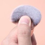 KINGMAS Foundation Makeup Brushes, 2Pcs Premium Double-Ended Makeup Brush (Flat/Angled/Angled Round/Tapered Top) for Buffing Liquid, Cream, Powder, Blending Face Brush
