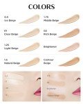 THE SAEM Cover Perfection Tip Concealer, Liquid Multi-Use Concealer, Full Coverage Makeup for Acne Dark Spots Dark Circles Hyperpigmentation and Blemishes, 0.2 fl.oz. (#1.75 Middle Beige)