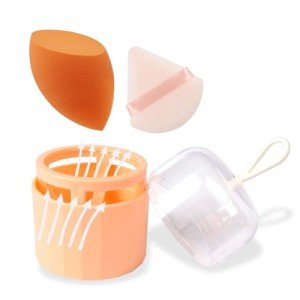 Toiletry Sponges Set Blender, Beauty Sponge with Holder Makeup Blender Flawless for Foundation, Liquid,Facial Makeup Tools Beauty Gift Set