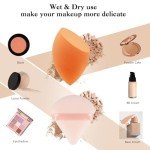 Toiletry Sponges Set Blender, Beauty Sponge with Holder Makeup Blender Flawless for Foundation, Liquid,Facial Makeup Tools Beauty Gift Set
