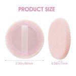 Sibba Beauty Blender Makeup Sponge 12 PCS Fluffy Make Up Foundation Applicator Face Blending Setting Pads Cosmetics Matte Loose Powder Body Paint Wet Dry Application Brushes (pink/skin color)