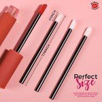 Teenitor 600 Pcs Disposable Lip wands Lip Applicators Disposable, Lipstick Testers Wands Lint Free Applicators for Makeup Lip Brushes Wands Makeup Beauty Tool Black