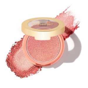 Oulac Luminous Blush Makeup Glow Coral Gold|Subtle Shimmery Creamy Powdery Blush Highlighter Cheek| Pigmented&Blendable | Light to Medium Skin Tone| Vegan & Cruelty-Free| 4.8g F03 Sweet Date