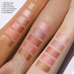 Oulac Luminous Blush Makeup Glow Coral Gold|Subtle Shimmery Creamy Powdery Blush Highlighter Cheek| Pigmented&Blendable | Light to Medium Skin Tone| Vegan & Cruelty-Free| 4.8g F03 Sweet Date