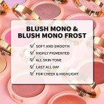 Oulac Luminous Blush Makeup Glow Coral Gold|Subtle Shimmery Creamy Powdery Blush Highlighter Cheek| Pigmented&Blendable | Light to Medium Skin Tone| Vegan & Cruelty-Free| 4.8g F03 Sweet Date
