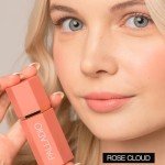 Palladio Liquid Blush for Cheeks & Lips 2-in-1 Makeup Face Blush, Weightless Cream Formula, Smudge Proof Long-Wearing Pigmented Blush, Natural Look Makeup Face Blushes, Dewy Finish, Rose Cloud