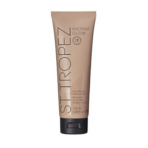 St.Tropez Instant Glow Face & Body Bronzer Makeup, Medium/ Dark Shade, Smudge-Proof Body Makeup, Vegan, Natural & Cruelty Free, 3.4 Fl Oz