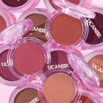 UCANBE Matte Cream-To-Powder Blush Makeup Palette, Highly Pigmented Lightweight Blush for Cheek and Eye, Blendable Flawless Velvety Coverage Face Blushes Make up 0.25 Ounce, Carrot