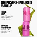 Milk Makeup Cooling Water Jelly Tint – Sheer Lip + Cheek Stain with Vegan Collagen, Seawater + Aloe – Hydrating, Long-Lasting, Buildable Lip Tint + Blush – Chill, 0.17 oz