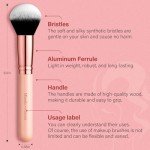 Makeup Brushes Set, Mlemle Professional 26 Pcs Makeup Kit, Include Powder Foundation Concealers Blush Eye shadows 21 Pcs Makeup Brushes and 2 Powder Puff, 3 Makeup Sponge(A01-Pink)