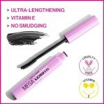 wet n wild Mascara - Lengthening, Vitamin E Enriched, Precision Comb Brush, Cruelty-Free, Gluten-Free, Sulfate-Free & Vegan - Very Black