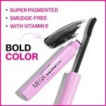wet n wild Mascara - Lengthening, Vitamin E Enriched, Precision Comb Brush, Cruelty-Free, Gluten-Free, Sulfate-Free & Vegan - Very Black