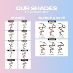 Sacheu Lip Liner Stay-N - Peel Off Lip Stain. Long Lasting Matte Lip Tattoo, Transfer Proof Lipstain Infused with Hyaluronic Acid & Vitamin E, for All Skin Types. Vegan and Cruelty-Free, p-INKED