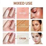 Mysense Liquid Highlighter Makeup, Natural Luminous Face Body Highlighter, Silky Smooth Lightweight Luminizer, Waterproof Long Lasting Face Illuminator Make up, #01 Moonlight White