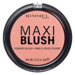 Rimmel London Maxi - 001 Third Base - Blush Powder, Lightweight, Highly Pigmented, Blendable, 0.31oz