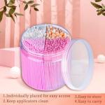 Teenitor 310PCS makeup artist kit essentials, Disposable Makeup Applicators, Marcara Wands Lip Applicators Disposable,Microswabs, Eyeshadow Applicators, Artist Supplies for Makeup with Storage Box