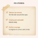 Salmon darkcircle concealer cream #1 (0.35oz/10g)