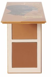 Juvia's Place Bronzed Duo Bronzer Tan - Soft Matte Bronzer, Contour Powder, Long-Wearing & Buildable Bronzing Powder - Suitable for Tan Skin Tone